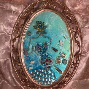 Jeweled Mermaid over Ocean